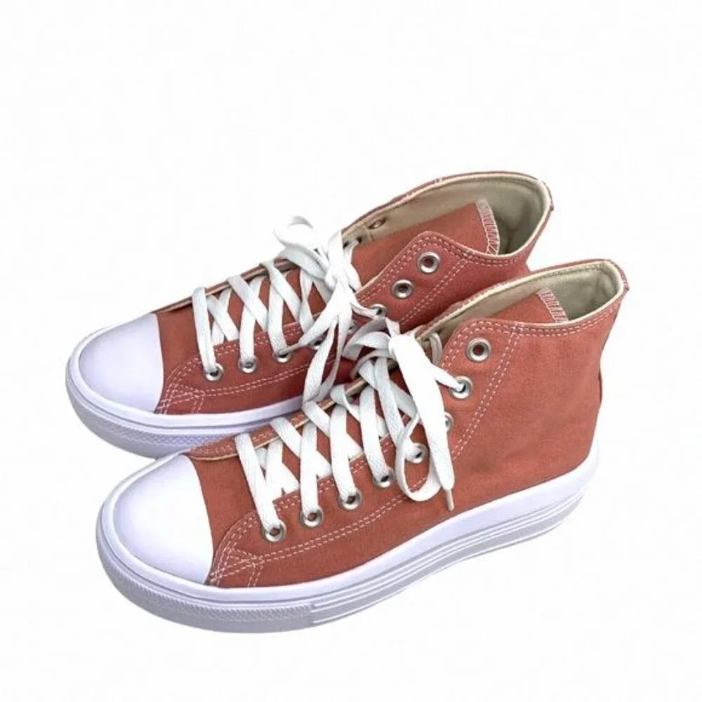 Converse Chuck Taylor Move Platform Sneakers Ritual Rose A06136C Women Canvas Hi